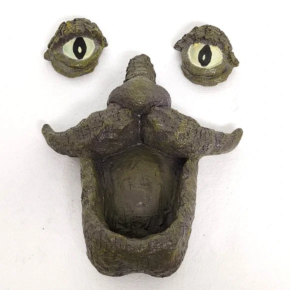 3 Pieces Bird Feeder Hand Painted Fun Outdoor Decor w/ Glow in The Dark Eyes - Picture 5 of 12